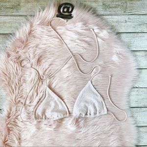 PINK Victoria’s Secret | NWOT Knitted Bikini Top